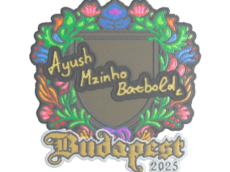 Sticker | mzinho (Embroidered) | Budapest 2025