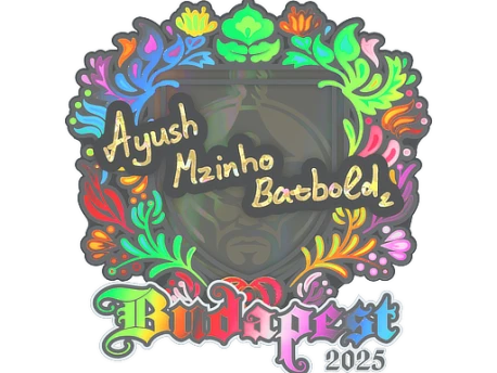 Sticker | mzinho (Holo) | Budapest 2025