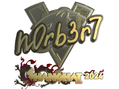 Sticker | n0rb3r7 (Gold) | Shanghai 2024