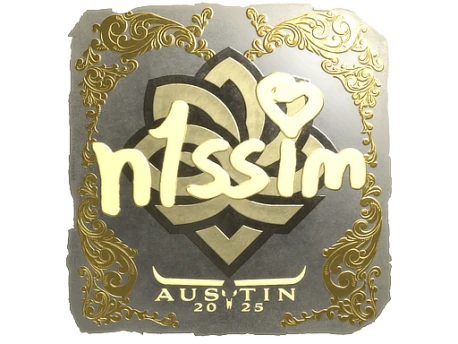 Sticker | n1ssim (Gold) | Austin 2025