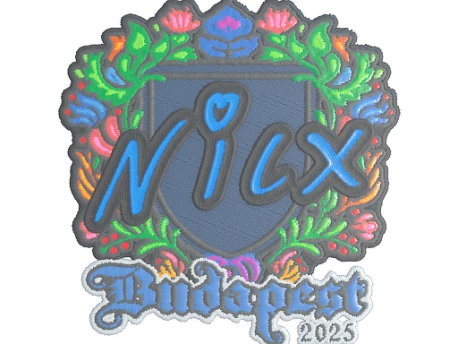Sticker | nicx (Embroidered) | Budapest 2025
