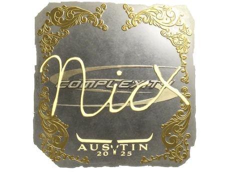 Sticker | nicx (Gold) | Austin 2025