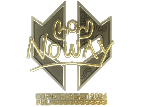 Sticker | noway (Gold) | Copenhagen 2024