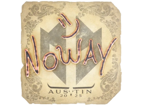 Sticker | noway | Austin 2025