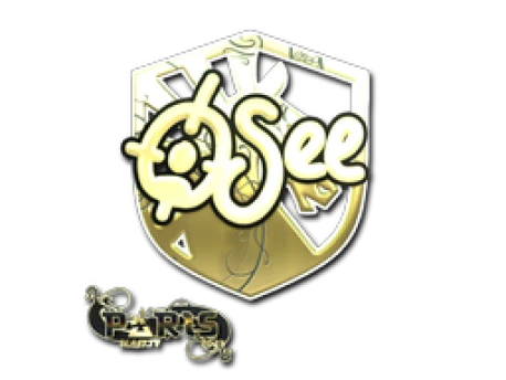 Sticker | oSee (Gold) | Paris 2023