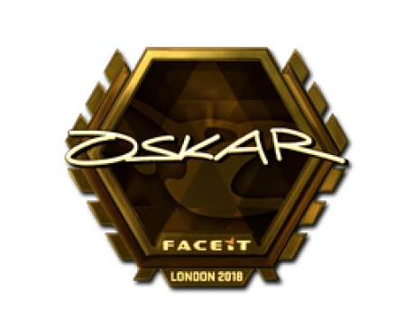 Sticker | oskar (Gold) | London 2018