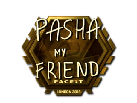 Sticker | pashaBiceps (Gold) | London 2018