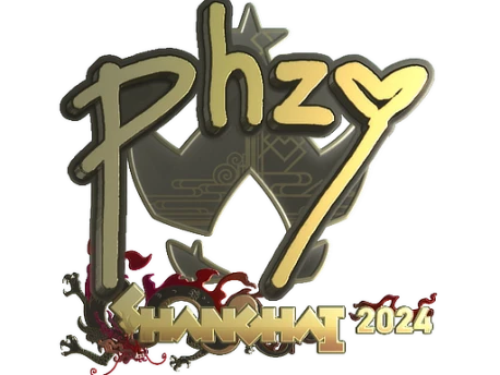 Sticker | phzy (Gold) | Shanghai 2024