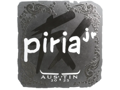 Sticker | piriajr (Foil) | Austin 2025