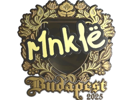 Sticker | r1nkle (Gold) | Budapest 2025