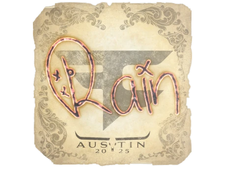 Sticker | rain | Austin 2025