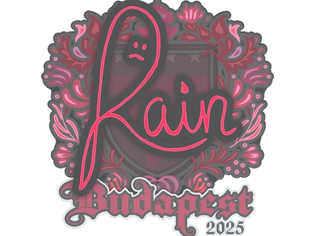 Sticker | rain | Budapest 2025