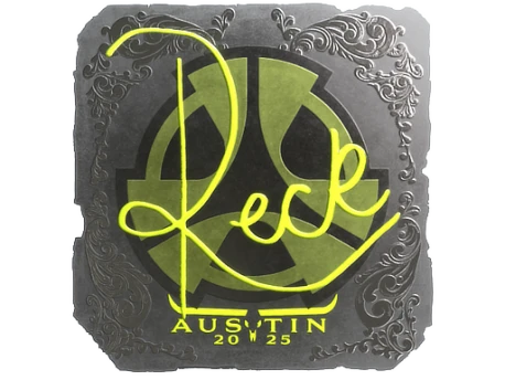 Sticker | reck (Foil) | Austin 2025