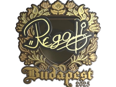 Sticker | regali (Gold) | Budapest 2025