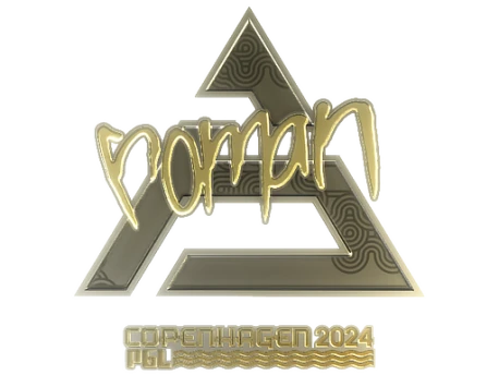 Sticker | roman (Gold) | Copenhagen 2024