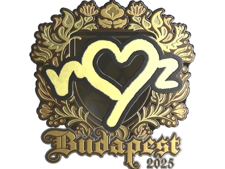 Sticker | ropz (Gold) | Budapest 2025