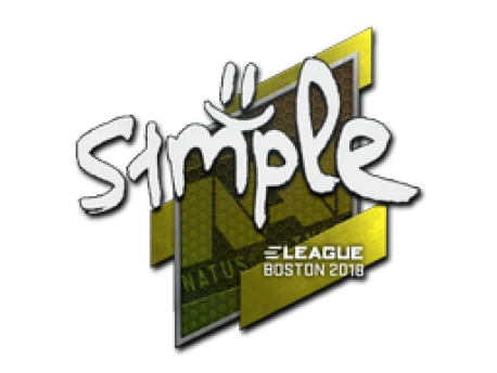 Sticker | s1mple | Boston 2018