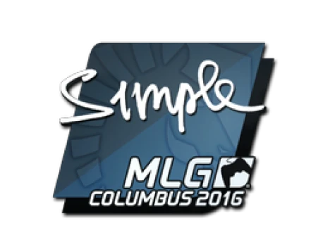 Наклейка | s1mple | MLG Columbus 2016