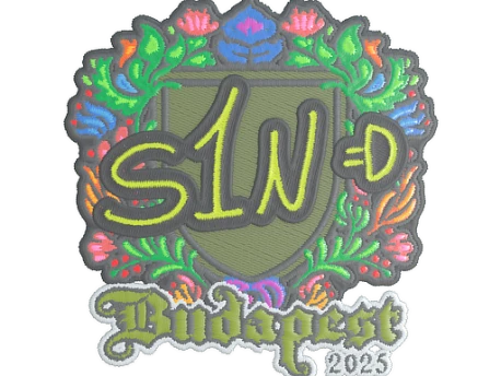 Sticker | s1n (Embroidered) | Budapest 2025