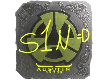 Sticker | s1n (Foil) | Austin 2025