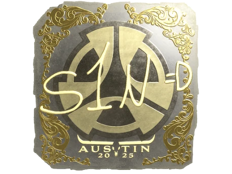 Sticker | s1n (Gold) | Austin 2025