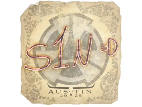 Sticker | s1n | Austin 2025