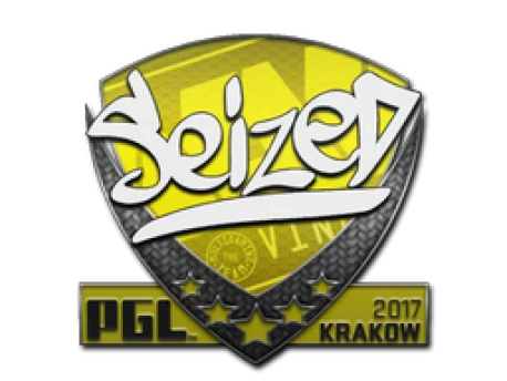 Наклейка | seized | Krakow 2017