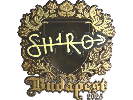 Sticker | sh1ro (Gold) | Budapest 2025