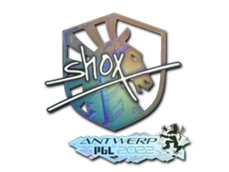 Sticker | shox (Holo) | Antwerp 2022