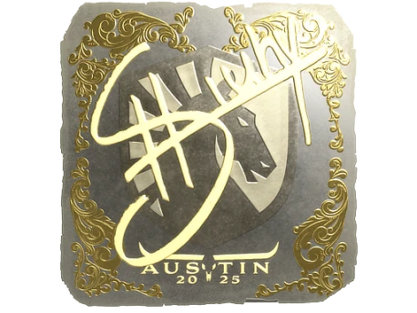 Sticker | siuhy (Gold) | Austin 2025