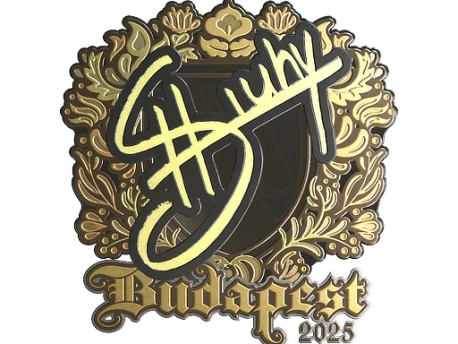Sticker | siuhy (Gold) | Budapest 2025