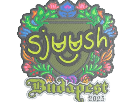 Sticker | sjuush (Embroidered) | Budapest 2025