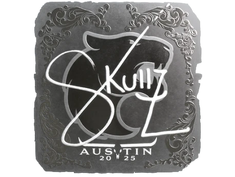 Sticker | skullz (Foil) | Austin 2025