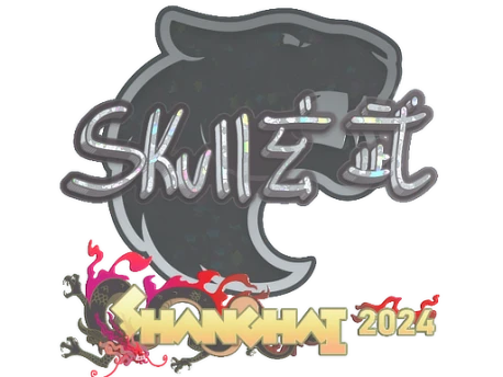 Sticker | skullz (Glitter) | Shanghai 2024
