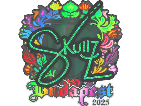 Sticker | skullz (Holo) | Budapest 2025