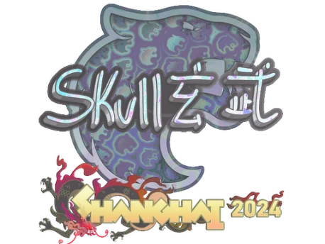 Sticker | skullz (Holo) | Shanghai 2024
