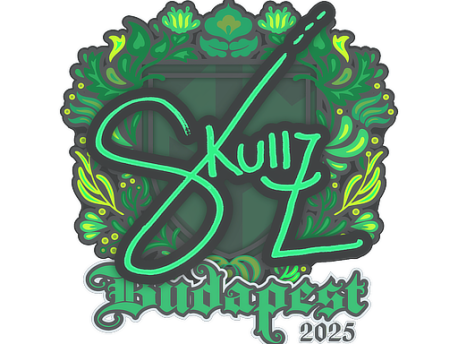Sticker | skullz | Budapest 2025