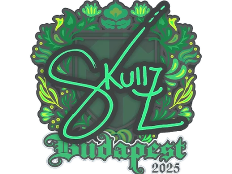 Sticker | skullz | Budapest 2025
