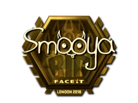 Sticker | smooya (Gold) | London 2018
