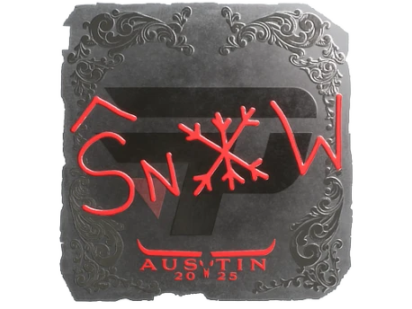 Sticker | snow (Foil) | Austin 2025
