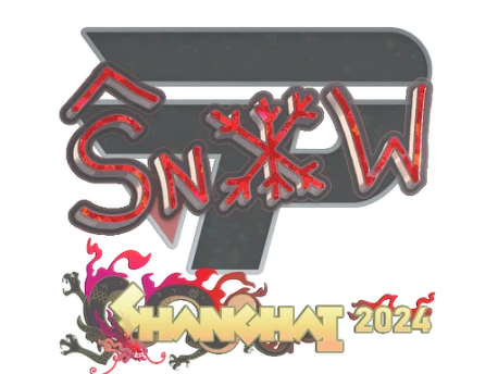 Sticker | snow (Glitter) | Shanghai 2024