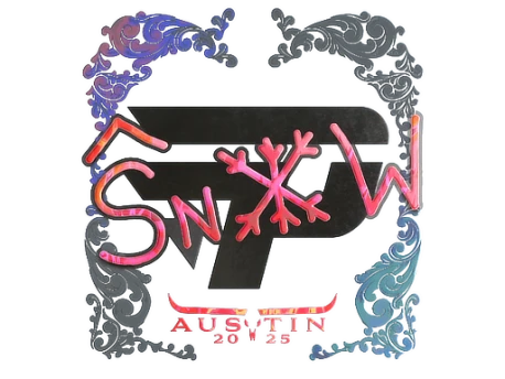 Sticker | snow (Holo) | Austin 2025
