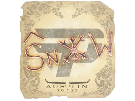 Sticker | snow | Austin 2025