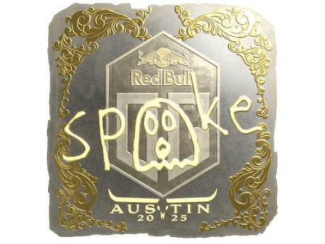 Sticker | spooke (Gold) | Austin 2025