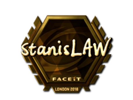 Sticker | stanislaw (Gold) | London 2018