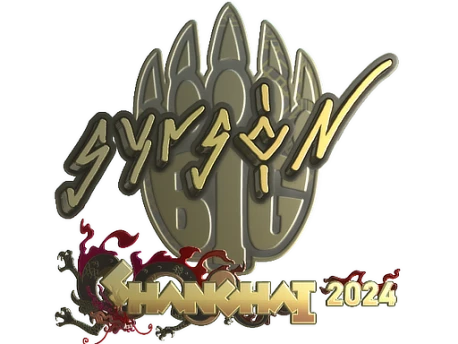 Sticker | syrsoN (Gold) | Shanghai 2024