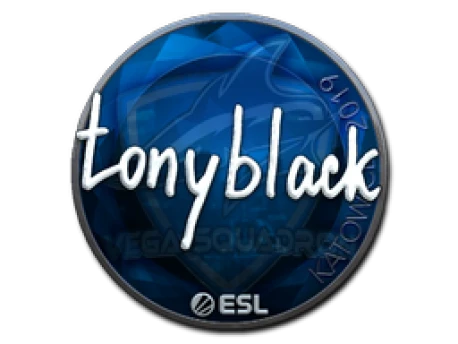 Sticker | tonyblack (Foil) | Katowice 2019