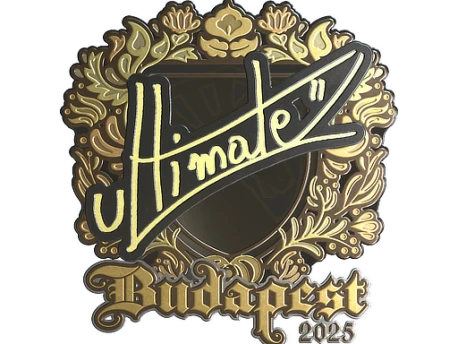 Sticker | ultimate (Gold) | Budapest 2025