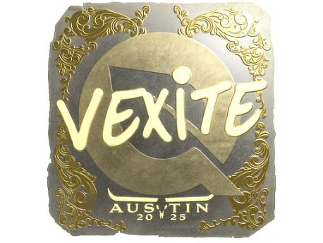 Sticker | vexite (Gold) | Austin 2025
