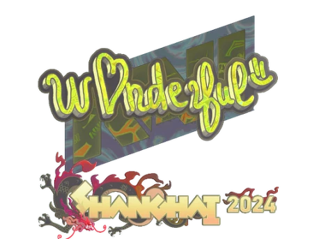 Sticker | w0nderful (Holo) | Shanghai 2024